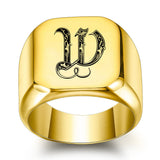 Bague classique Noble initiale | or