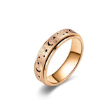 Bague Atlas nuit ciel | or rose