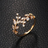 Bague élégant liane or | or
