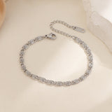 Bracelet Nusa tressé chaîne | or