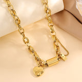 Collier Heartened massif | or
