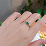 Bague Naya Verdelle | or blanc