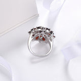 Bague écarlate pétale | or