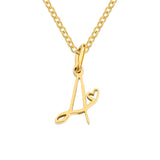 Collier cœur initiale | or
