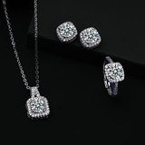 Ensemble Elena cristal | or blanc