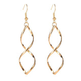 Boucles pendantes spirale | or