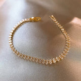 Bracelet Vionelle marquise tennis | or