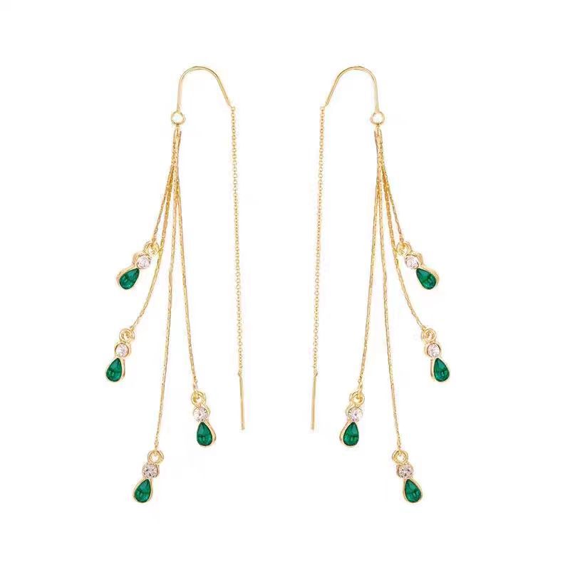 Boucles Calista Moreau Tassel | or