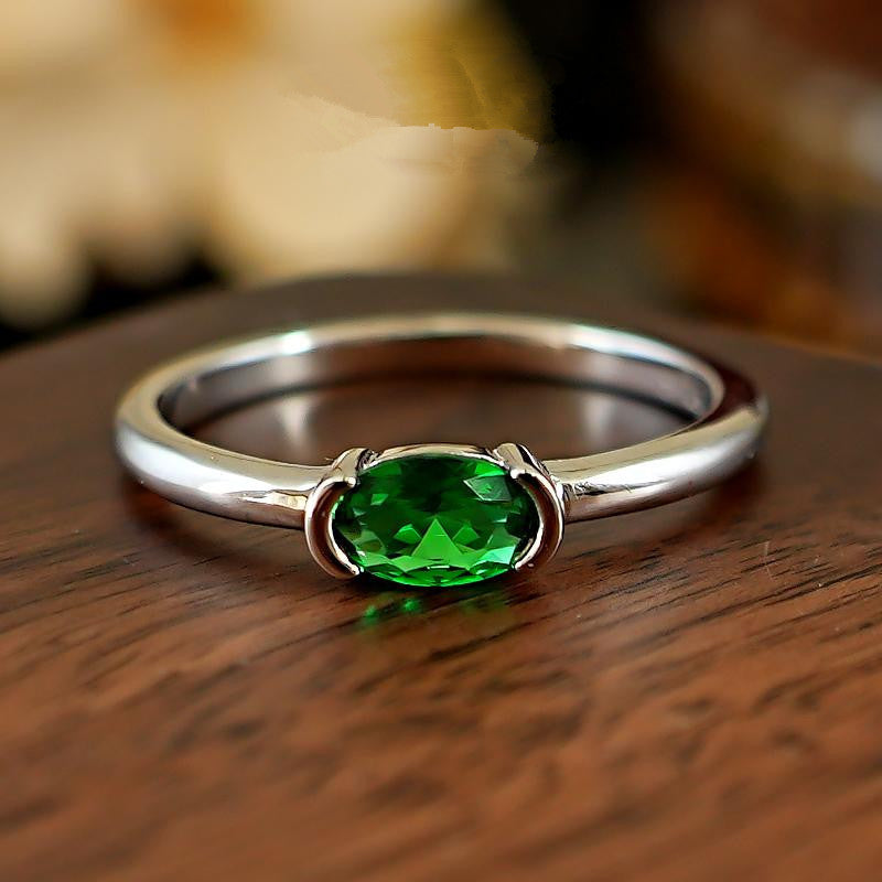 Bague Naya Verdelle | or blanc