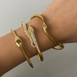 Lot de bracelets Cassian Veyne | or