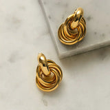 Boucles audacieux entrelacé | or