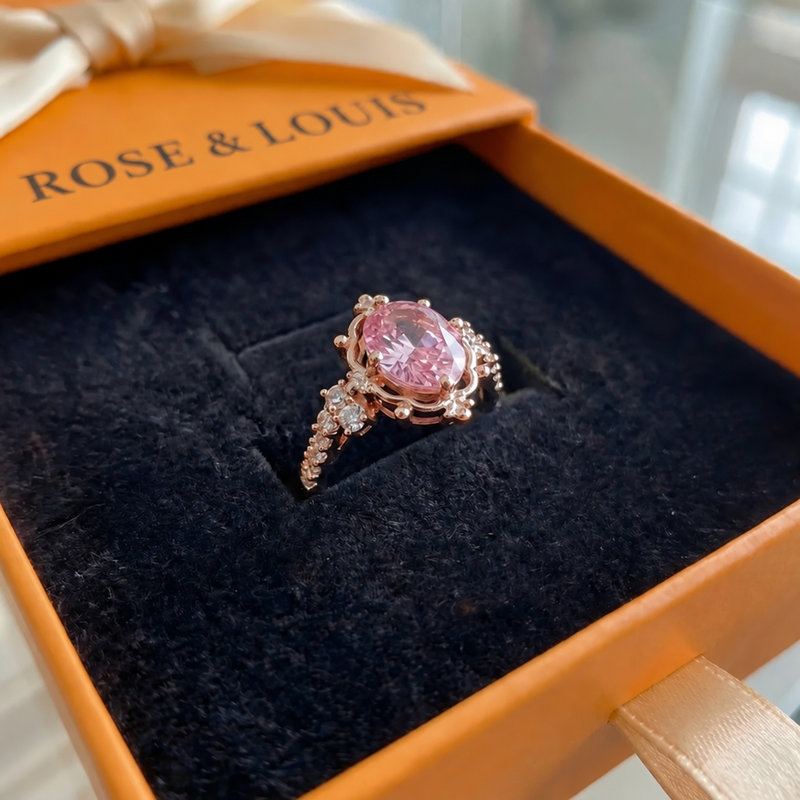 Bague Rosavelyn Tiara | or rose