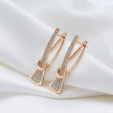 Boucles rayonnant rangs cristal | or