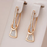 Boucles rayonnant rangs cristal | or