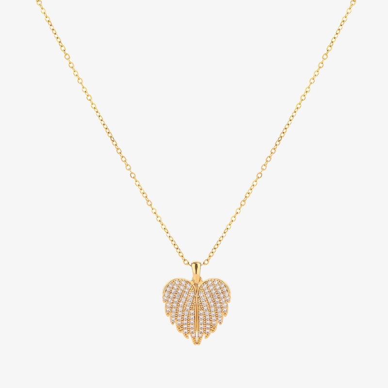 Collier ange ailes | or