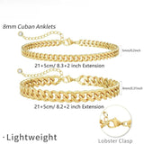 Chevillère multirang maille cubaine | or