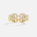 Bague Isla Marina | or blanc