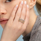 Bague Isla Marina | or blanc