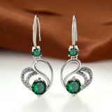 Boucles Seraphina Duval | or blanc