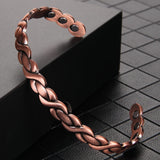 Bracelet tressé harmonie cuivre