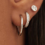 Boucles Noémie Sorel | or blanc