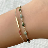 Bracelet Olivia Moss duo | or