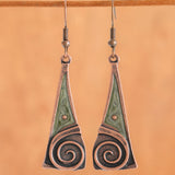 Boucles Tribal Swirl cuivre