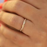 Bague Two Style détail | or