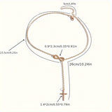 Collier éternel croix pendentif | or