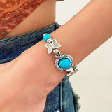 Bracelet Oasis papillon Drift | or blanc