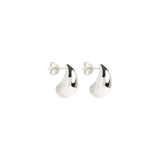 Boucles pendantes Mato | or blanc