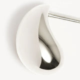 Boucles pendantes Mato | or blanc