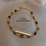 Bracelet Olivia Moss duo | or