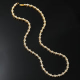 Collier classique grappe tennis | or