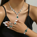 Parure Adriana Lysandre | or blanc