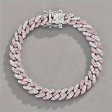 Bracelet Arctic rosé cubain | or blanc