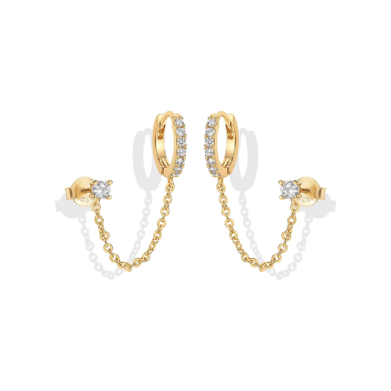 Boucles Adella chaîne | or