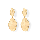 Boucles Ripple vague | or