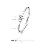 Bague Abella Maris | or blanc