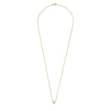 Collier Cléa moissanite pierre | or