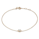Bracelet Cléa moissanite pierre | or
