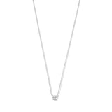 Collier Cléa moissanite pierre | or