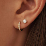 Lot de boucles Dara Brillane pierre | or