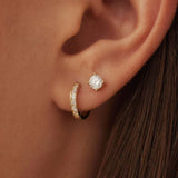 Lot de boucles Dara Brillane pierre | or