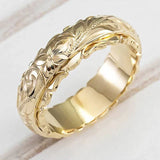 Bague ancien or fleur | or