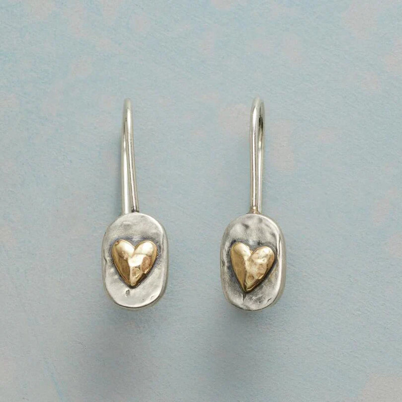 Boucles doré Heartlace | or