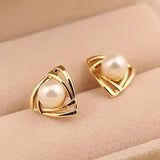 Boucles raffiné perle et or | or