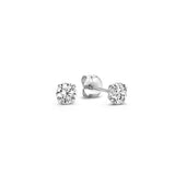 Lot de boucles Dara Brillane pierre | or blanc