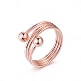 Bague Ripple cuivre