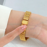 Montre Regalia maille | or